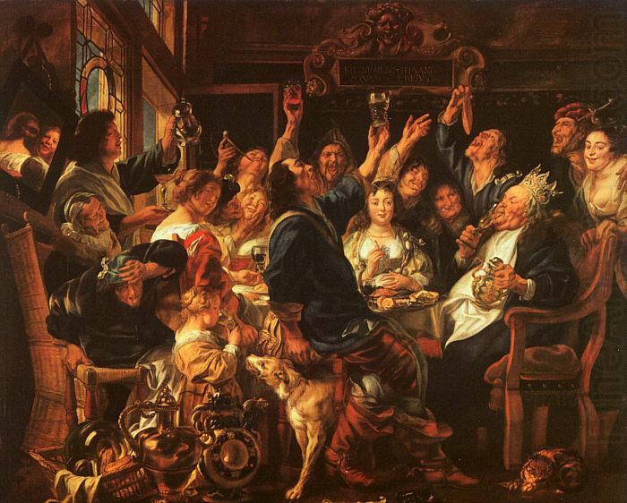 Bean Feast, Jacob Jordaens